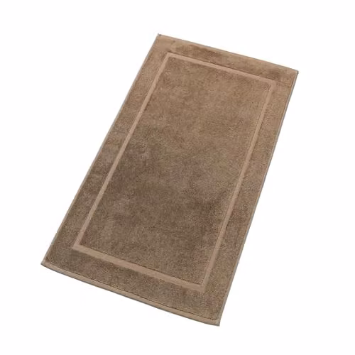 Christy Renaissance Cotton Towelling Bath Mat in Mink