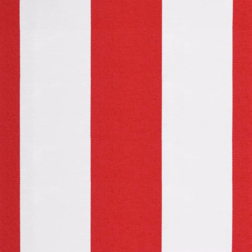 Berkfield Home Replacement Awning Valance Fabric, Red and White Stripe, Length: 3.5 m – 3