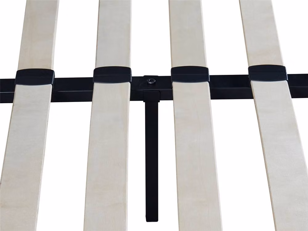Snuggle Beds Aria Black Classic Lacquered Metal Bed Frame, W: 90 cm, D: 200 cm – 5