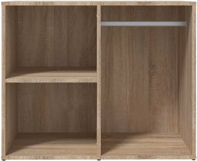 Berkfield Home Elegant Dressing Cabinet in Sonoma Oak, Light Tan, W/D/H: 80 x 40 x 65 cm – 1