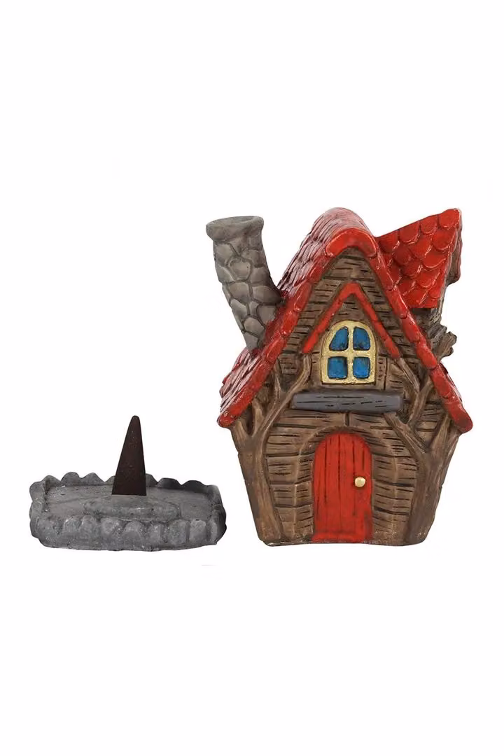 KDMD The Willows Ceramic Incense Cone Burner in Red – 2