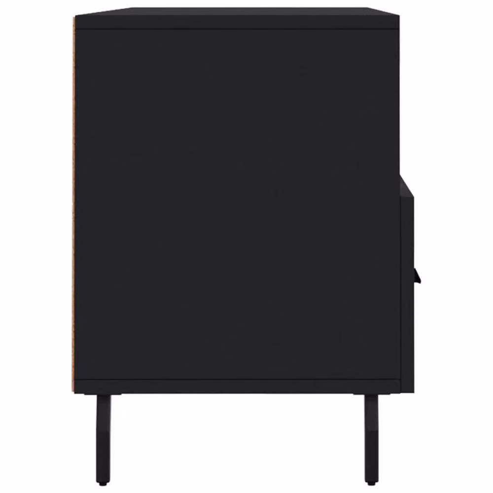 Berkfield Home Modern Black Matt TV Cabinet W/D/H: 102 x 36 x 50 cm – 4