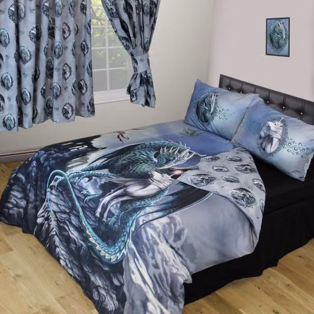 Lisa Parker Reversible Graphic Animal Duvet Cover and Pillowcase Set, Multicolour, Pillowcase: 50 x 75 cm