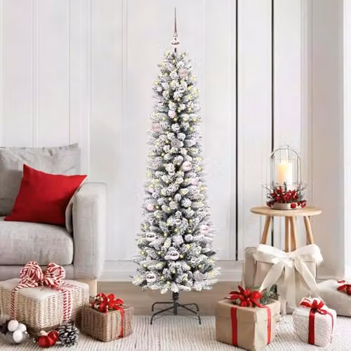 vidaXL Artificial White Christmas Tree, Height: 150 cm – 2