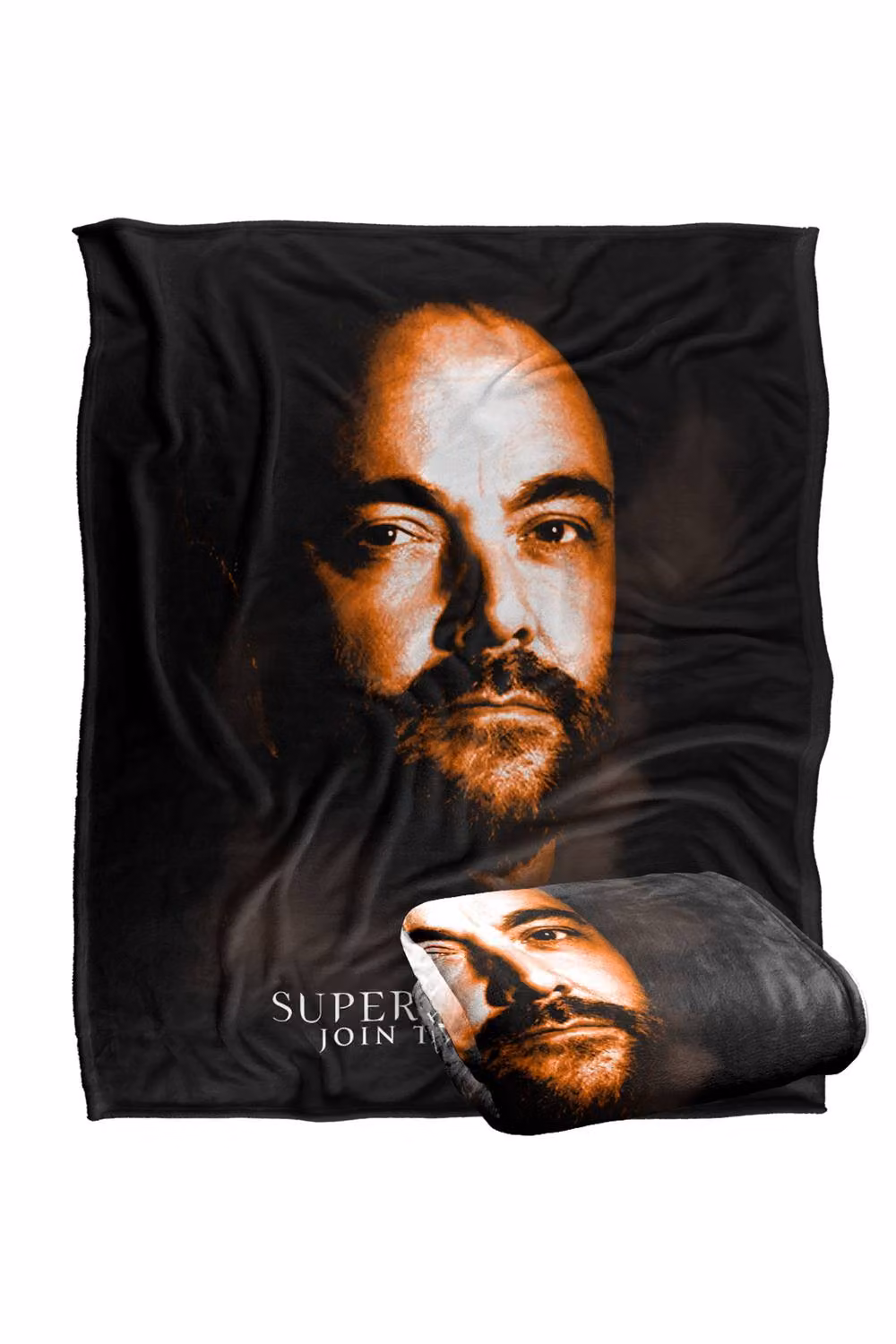 LOGOVISION Supernatural Crowley Portrait Super Soft Fleece Throw Blanket, Multicolour, W: 91 cm, D: 147 cm – 7