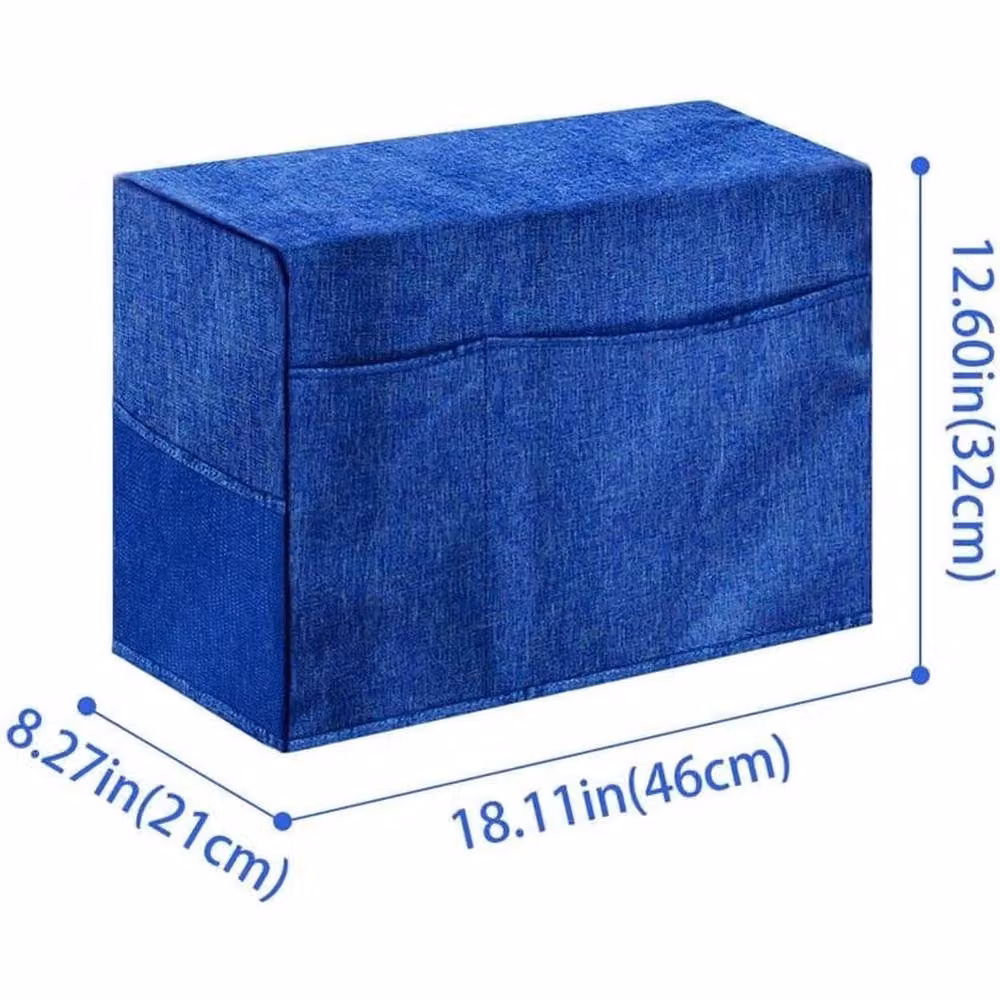 Havendro Foldable Sewing Machine Protective Cover with Storage Pocket in Blue – 2