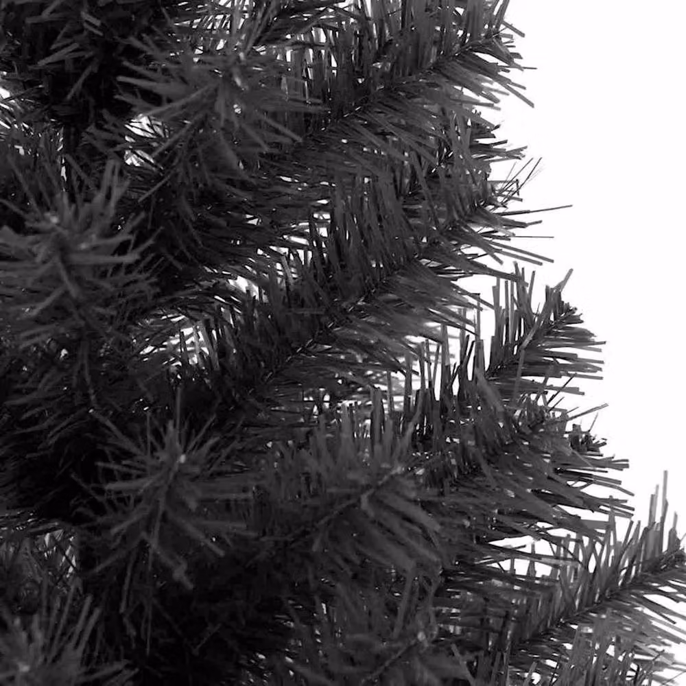 Berkfield Home Lush Christmas Tree with 300 LEDs and Stand, Black, Height: 180 cm – 4