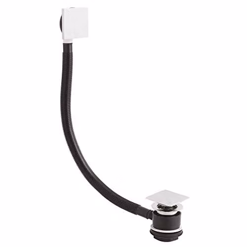Nuie Chrome Brass Bathtub Push Open Waste
