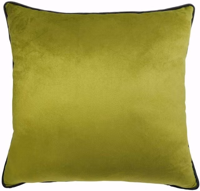 My Home Matilda Velvet Cushion Covers, Pack of 2, Green or Grey