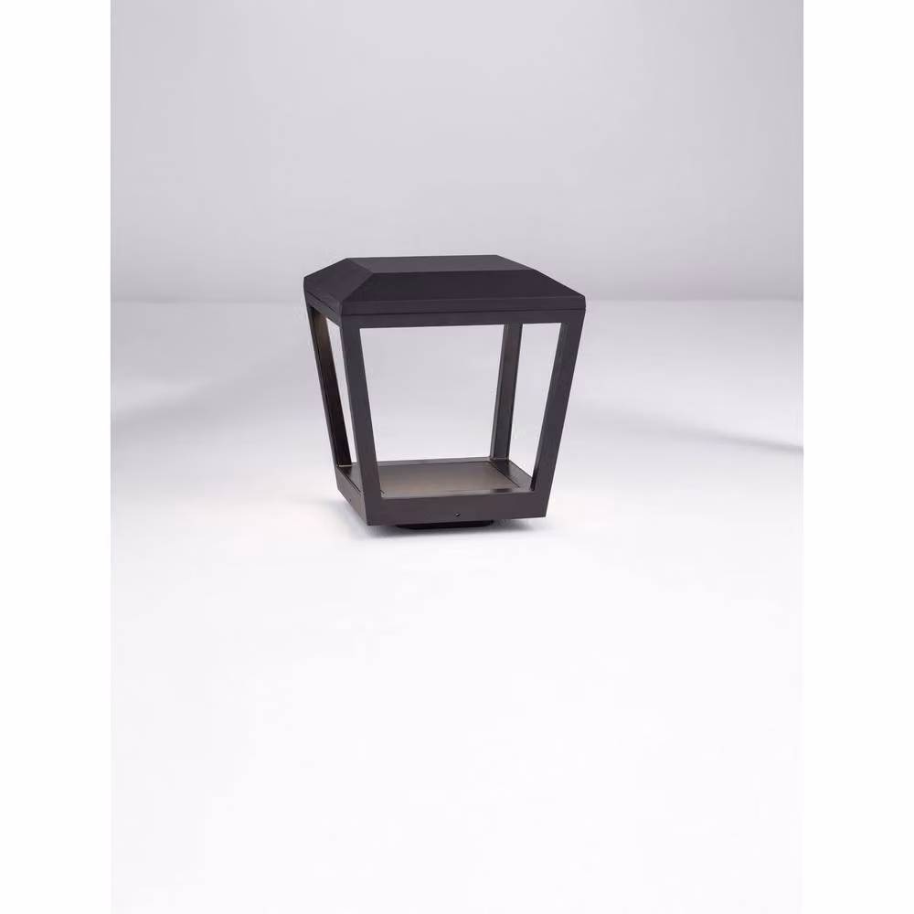 Netlighting Opu Outdoor Pedestal Light in Dark Anthracite Grey, 15W LED, 1017lm, 3000K, IP65 – 3