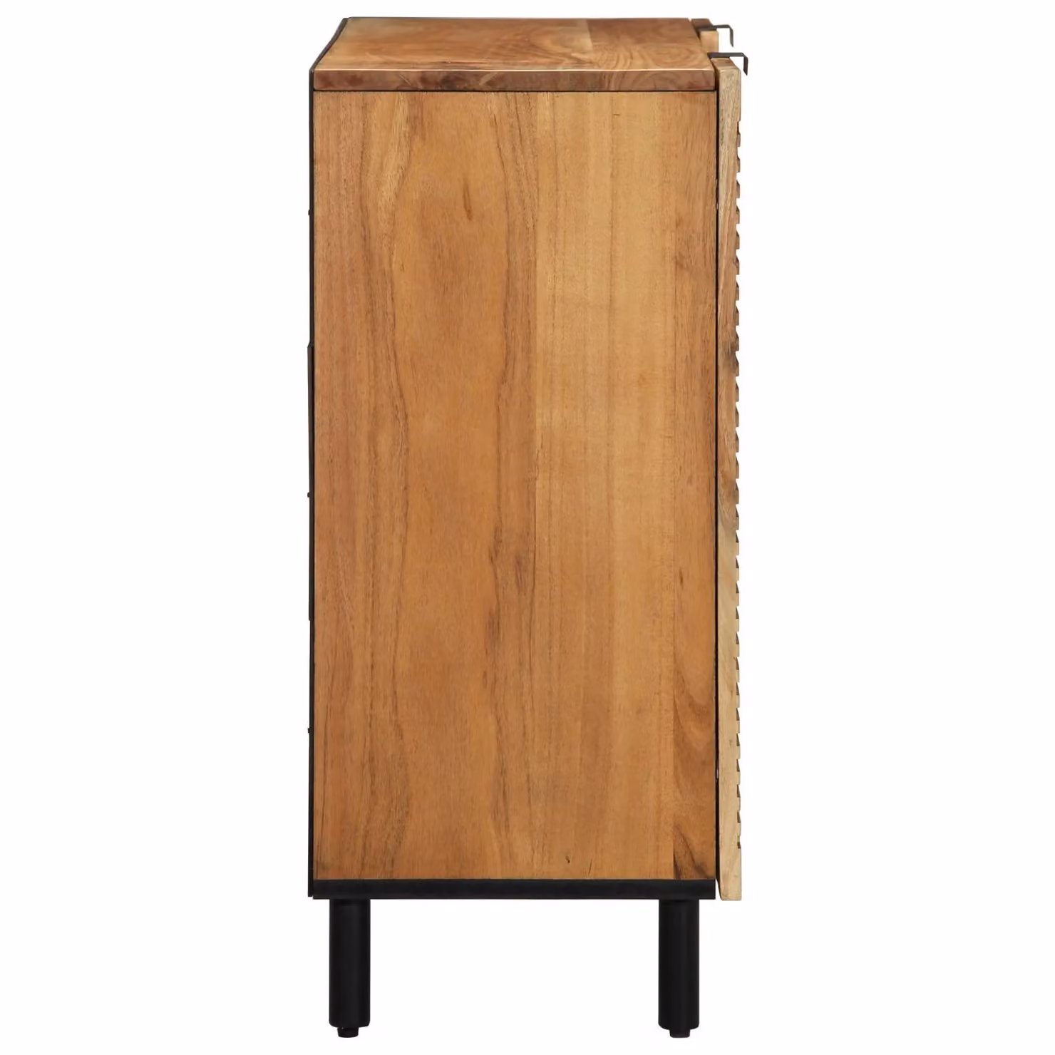 Berkfield Home Acacia Wood Sideboard in Beige, W/D/H: 90 x 33 x 75 cm – 3