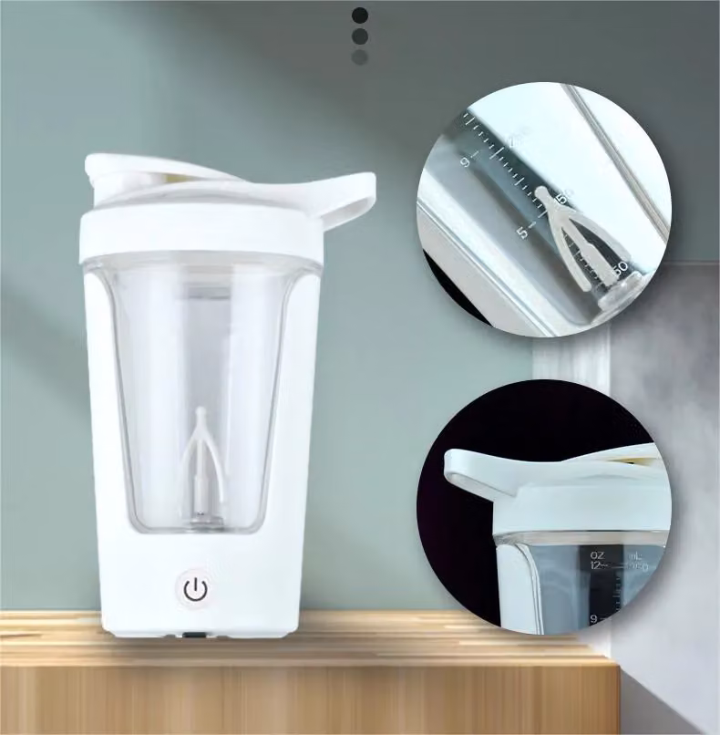 Leaper Rechargeable Automatic Blender Cup with Temperature Display and Drop Resistance in White – 2
