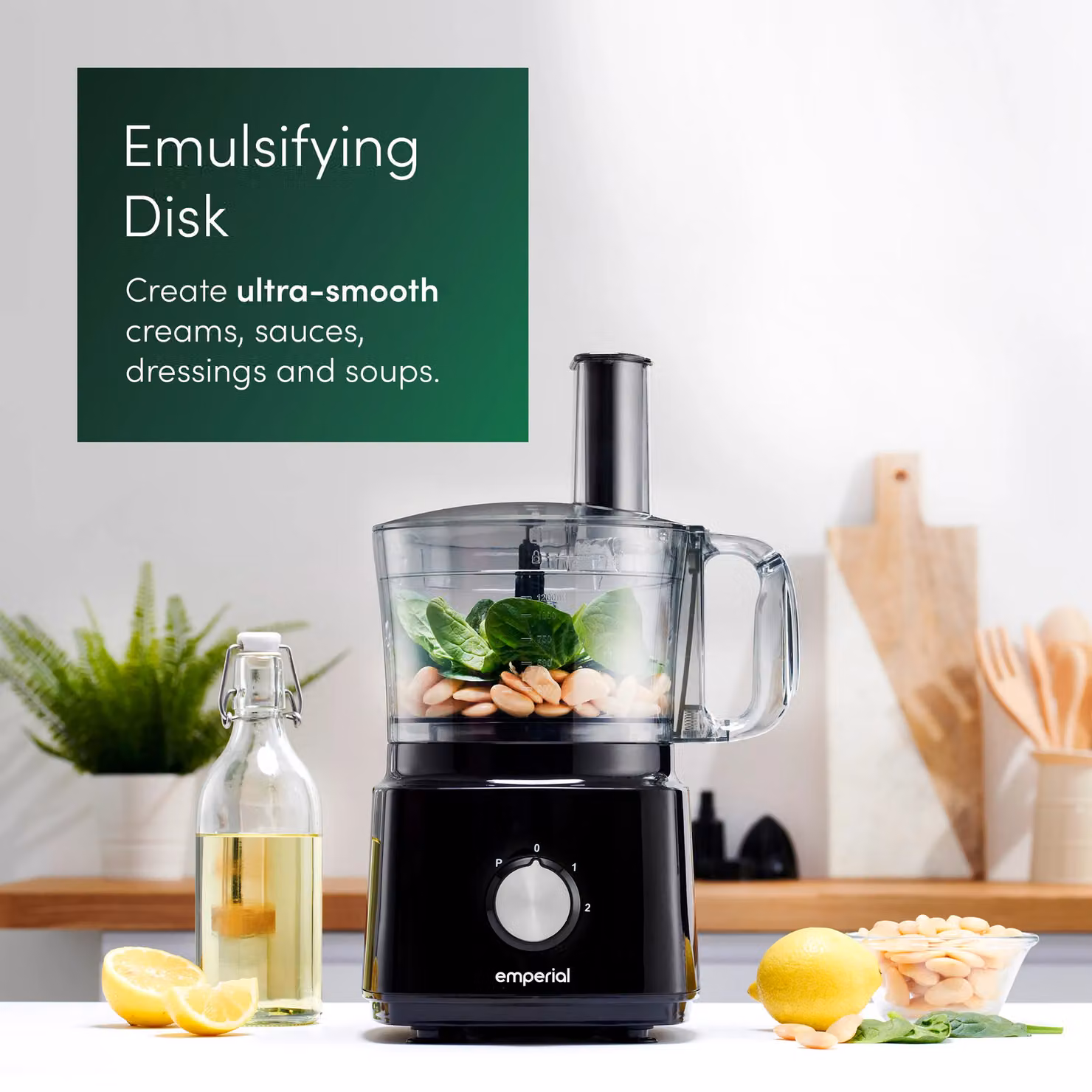 Emperial 750W Food Processor Blender Juicer and Smoothie Maker in Black – 4