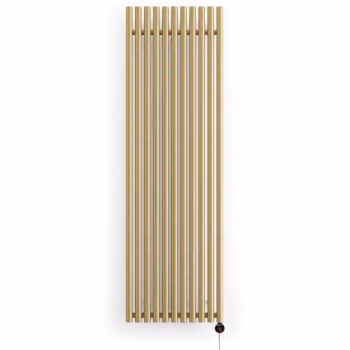 Terma Rolo Room E Electric Radiator with Wifi and App Control, Gold, 1.5 kW, H x W x D: 200 x 59 x 5.9 cm – 2
