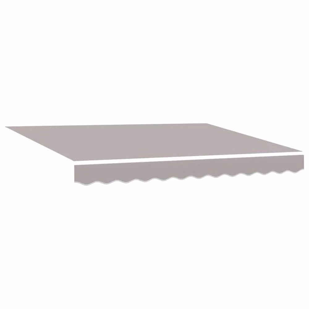 Berkfield Home Durable Polyester Awning Replacement Fabric in Light Grey – 2
