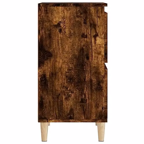 vidaXL Set of 3 Sideboards in Brown Engineered Wood, W/D/H: 60 x 35 x 70 cm – 4