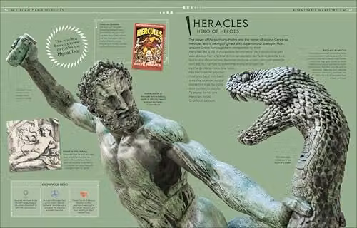 DK Legendary Heroes: Epic Characters from Across the Ages Multicolour Paperback Book, H 28.5 cm x W 22.5 cm x D 1 cm – 4