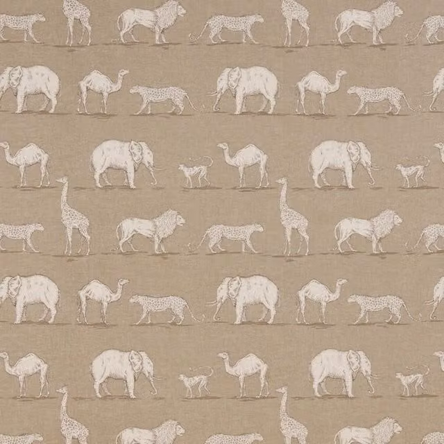 iLiv Prairie Animals Fabric Cushion in Beige