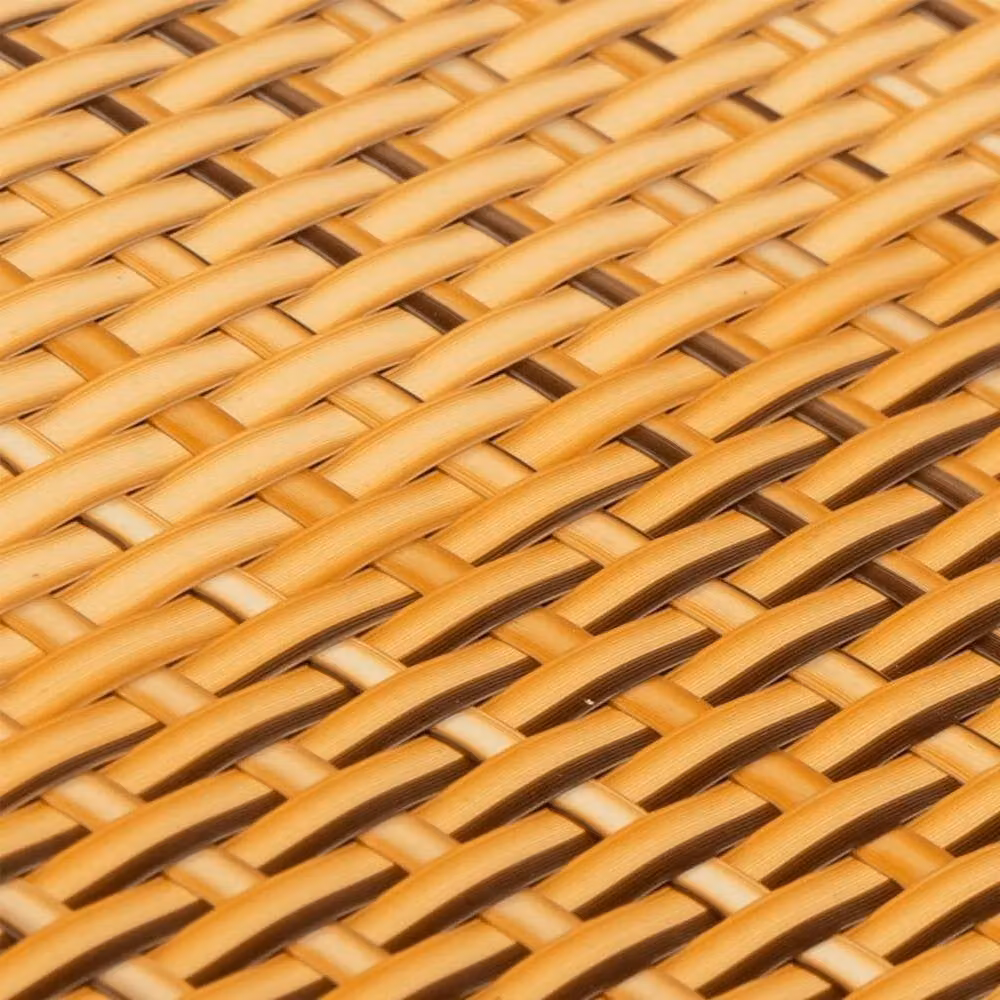 Berkfield Home Poly Rattan Balcony Screen, Light Brown, W: 600 cm, H: 100 cm – 4