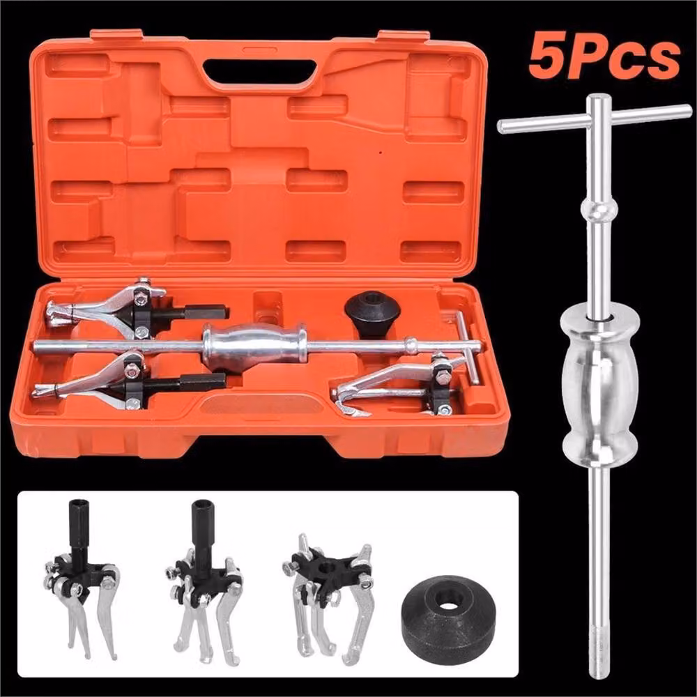 EONLION Silver Slide Hammer Bearing Gear Hub Puller Set for Internal and External Use – 5