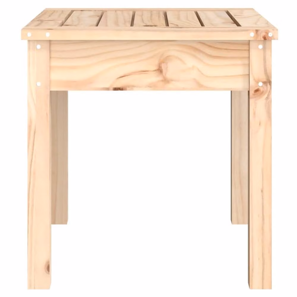 Berkfield Home Beautiful Garden Bench in Light Brown Solid Pine, W/D/H: 50 x 44 x 45 cm – 2