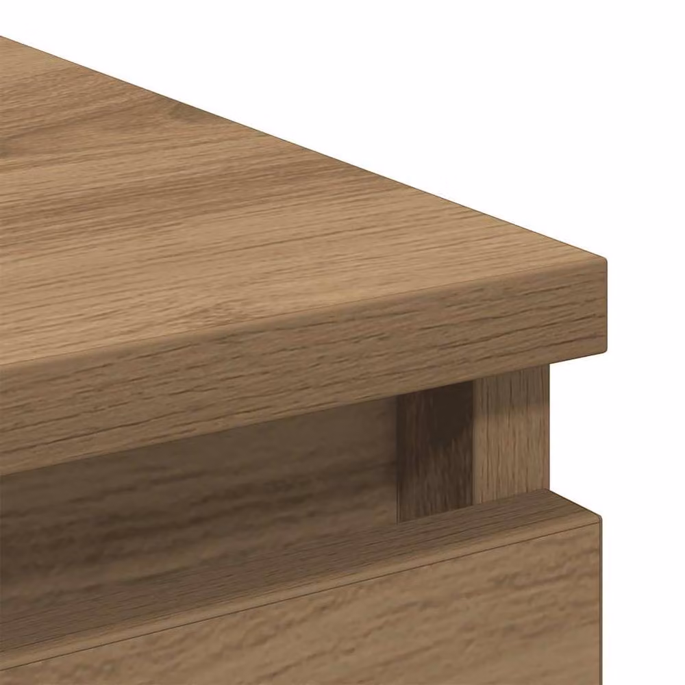 Berkfield Home Artisan Oak Sideboard in Brown, W/D/H: 37.5 x 35 x 76 cm – 3