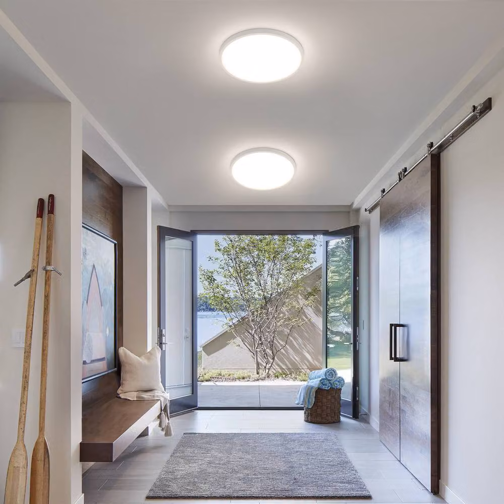 COMELY 24W Round LED Ceiling Light, White, 4500K, IP44 – 2