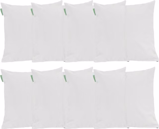 Gardenista White Rectangular Centre Join Garden Scatter Cushion, W/D/H: 45.72 x 45.72 x 45.72 cm