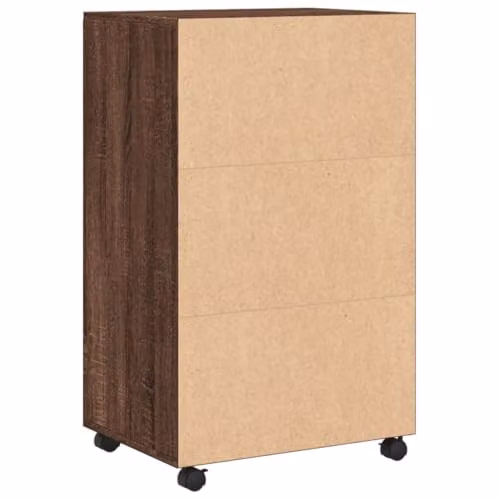 vidaXL Rolling Cabinet in Brown, W/D/H: 55 x 40 x 91 cm – 5
