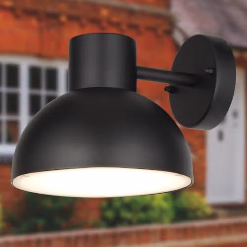 First Choice Lighting Arkle Set of 2 Black IP44 Modern Outdoor Wall Lights – 5