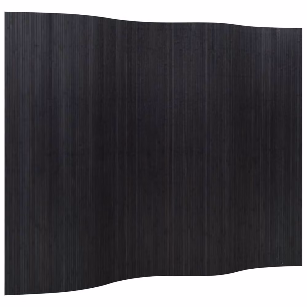 Berkfield Home Bamboo Room Divider in Black, H 165 x W 250 cm – 2