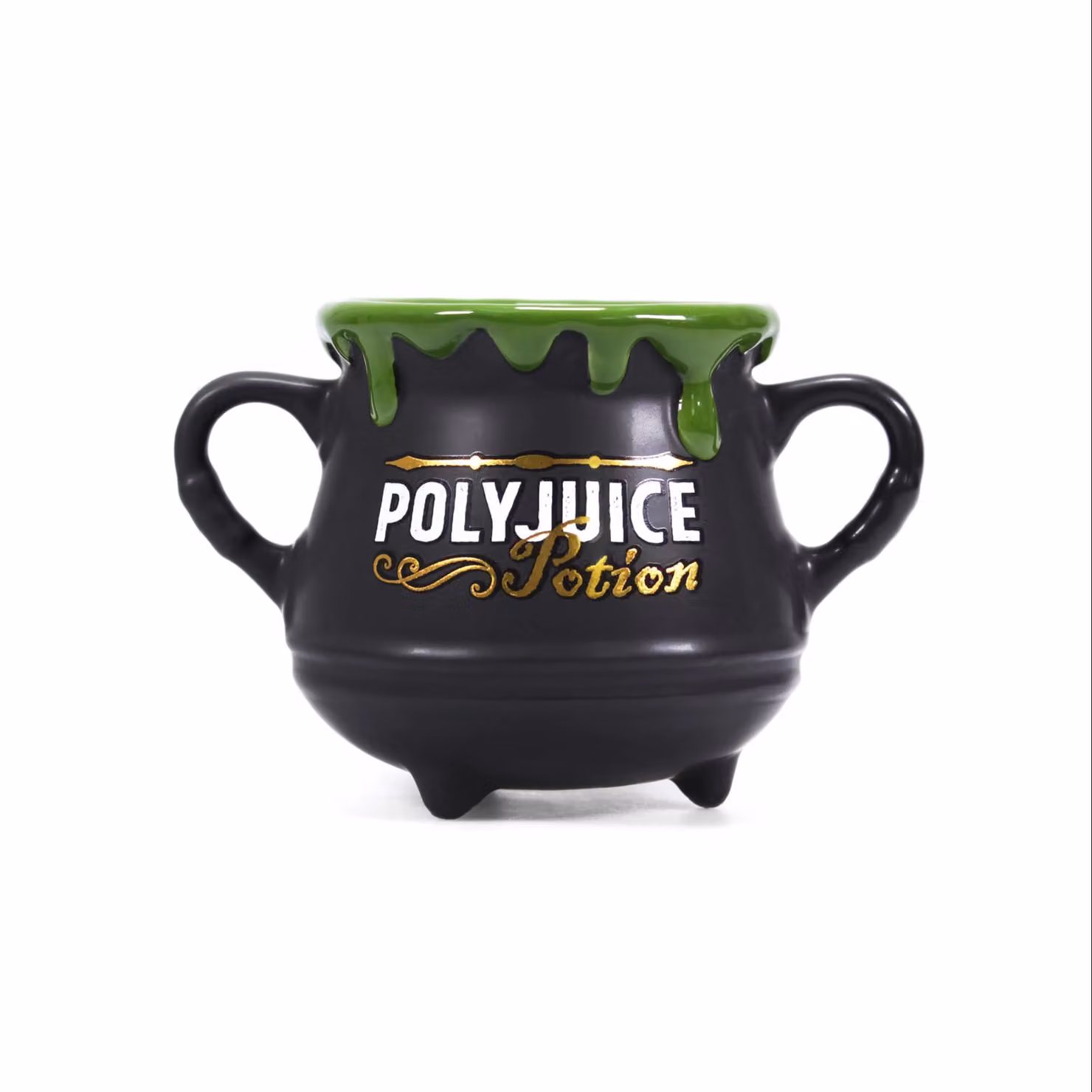 Half Moon Bay Harry Potter Polyjuice Potion Mini Cauldron Shaped Ceramic Mug, 325ml, Black and Multicolour – 2