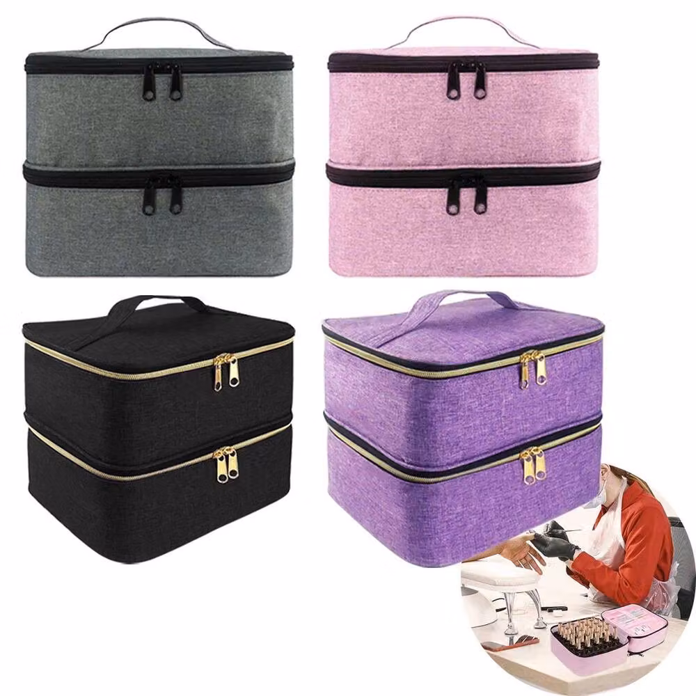 NESTLUNE Purple Nail Polish Carrying Case and Storage Bag – 2