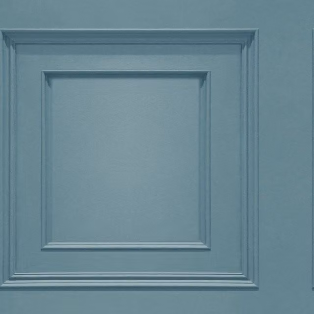 Belgravia Oliana Abstract Panel Wallpaper in Blue Matt Finish