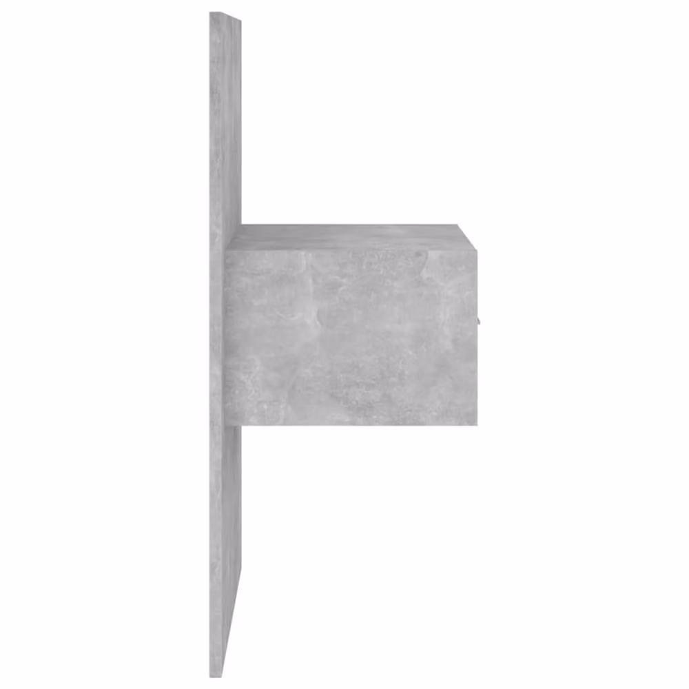 Berkfield Home Bed Headboard with Integrated Nightstand Cabinets in Concrete Grey Engineered Wood – 2