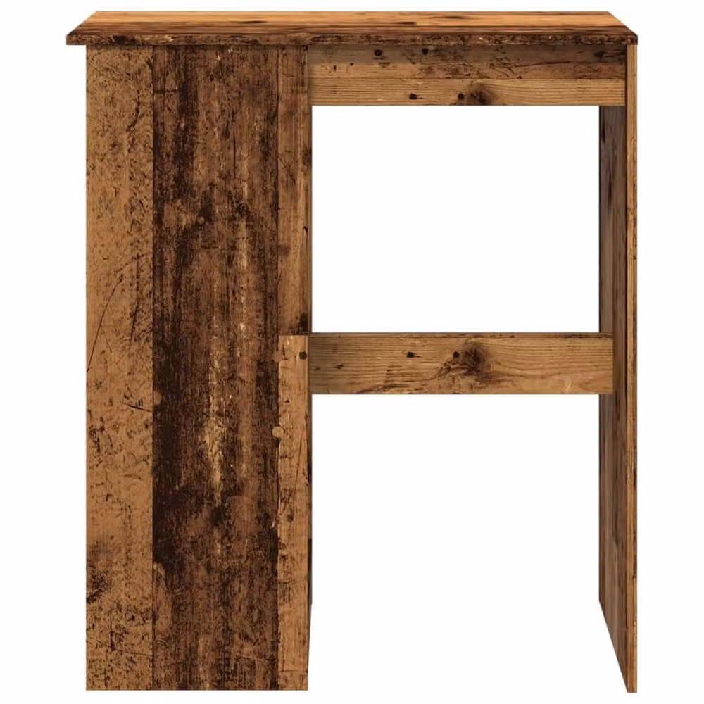 Berkfield Home Bar Table with Racks in Brown Old Wood, W/D/H: 90 x 47.5 x 103.5 cm – 4