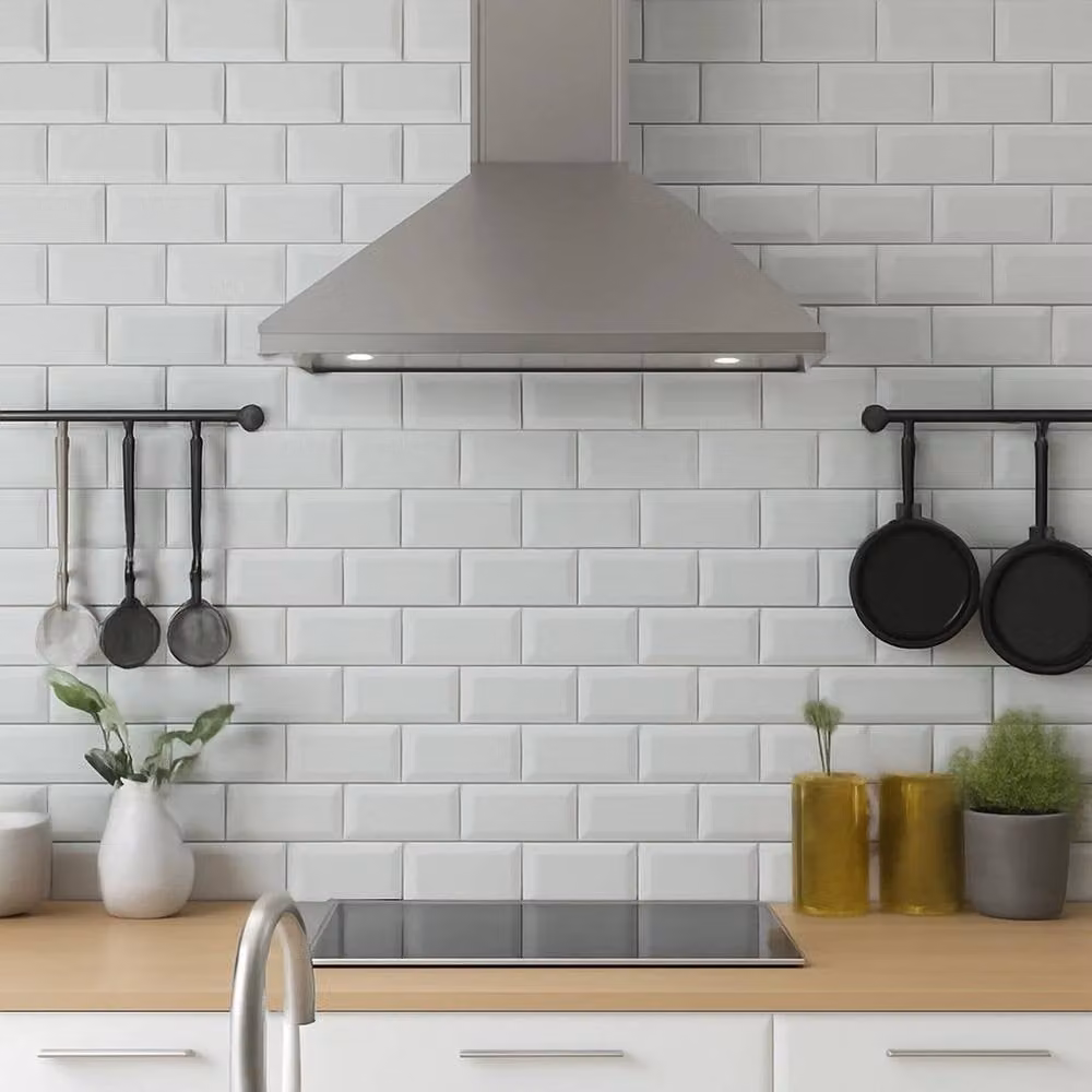 PAWNORA White Gloss Ceramic Metro Wall Tiles – 2