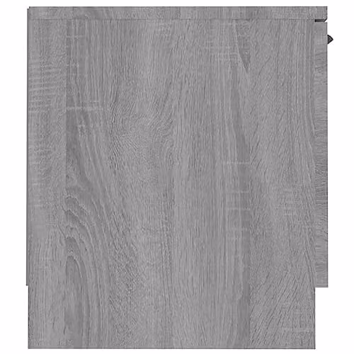 vidaXL Modern Grey TV Cabinet in Engineered Wood W/D/H: 140 x 35 x 40 cm – 3