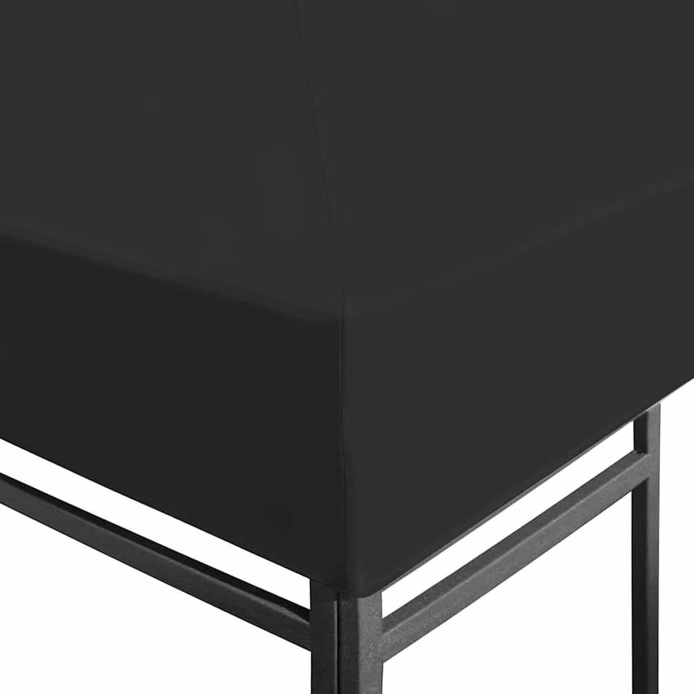 Berkfield Home Black Polyester Gazebo Top Cover 3 x 3 m – 3