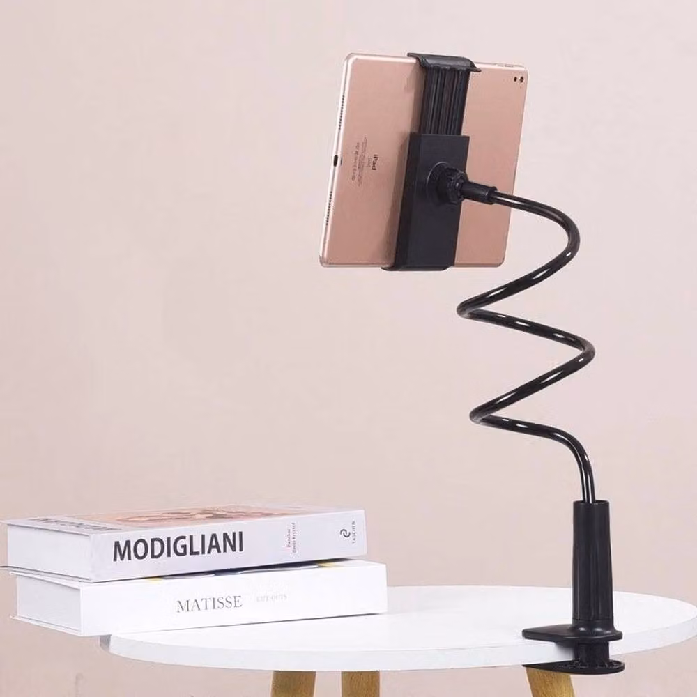 FLAVORA Universal Gooseneck Phone and Tablet Holder in Black – 2