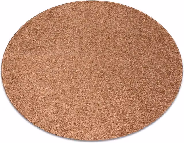 RugsX Round Indus Polyester Rug in Brown, Diameter: 170 cm