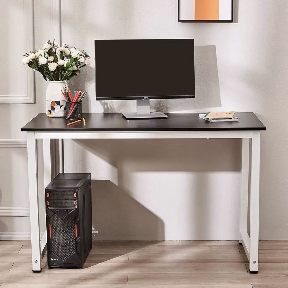 KORVIXA Black Modern Height Adjustable Computer Desk for Home Office, W/D/H: 100 x 100 x 100 cm – 2