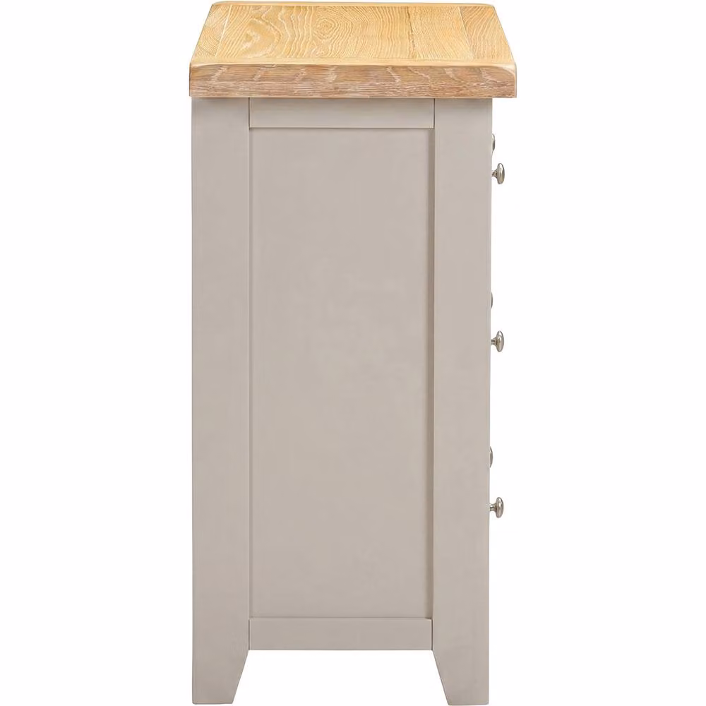Seconique Windsor 3 Drawer Chest in Beige and Oak – 2