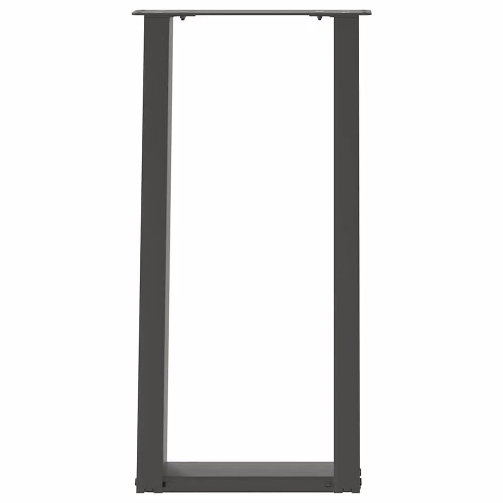 Berkfield Home U-Shaped Console Table Legs, 2 Pieces, Anthracite Steel, W: 28 cm, H: 72.5 cm – 3