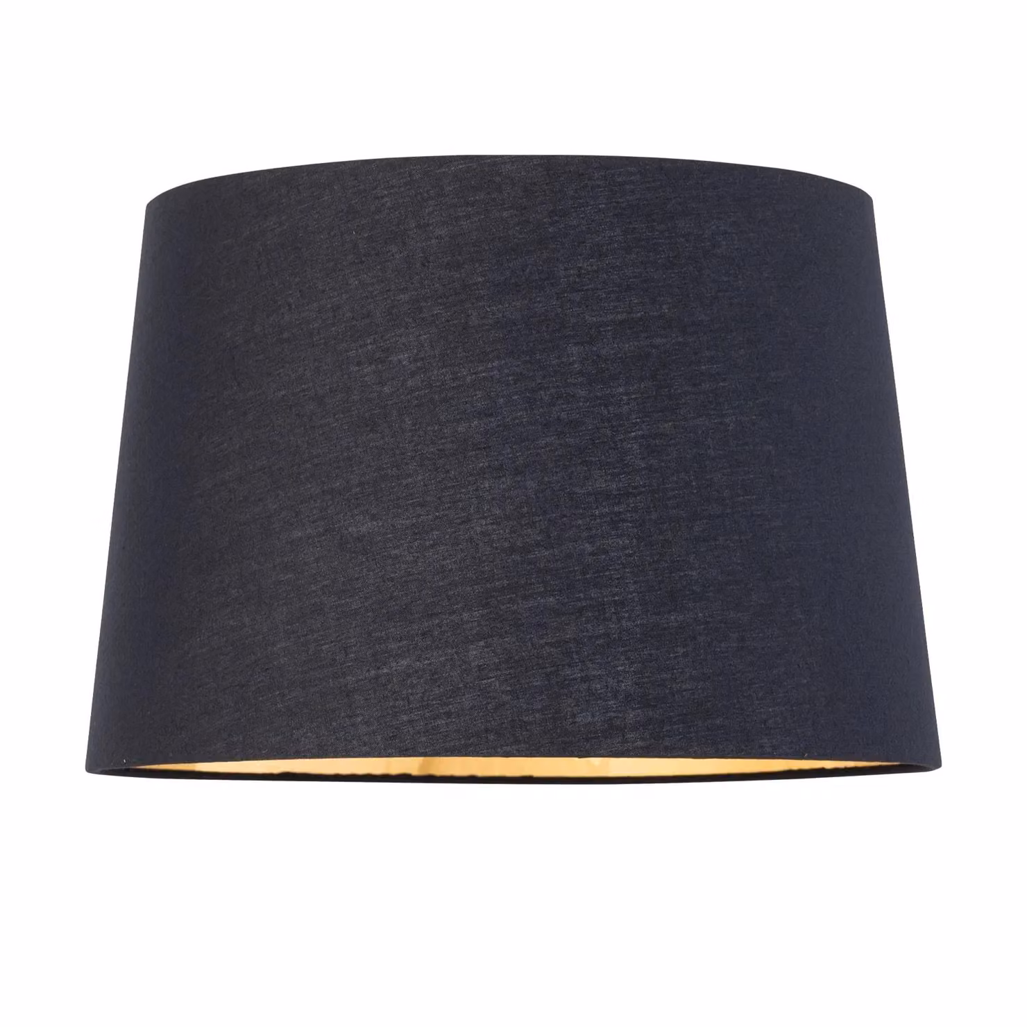First Choice Lighting Tripod Chrome Lamp with Black and Gold Fabric Shade, H 53.0 x W 28.5 x D 28.5 cm – 2