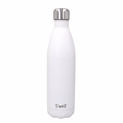 S'well Stainless Steel Reusable Vacuum Insulated Water Bottle, 750ml, White – 1