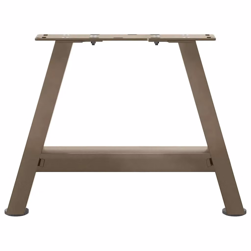 Berkfield Home A-Shaped Steel Coffee Table Legs, 2 Pieces, Black, H 50 cm x W 30.5 cm – 4