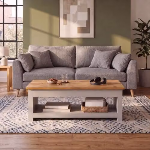 Vida Designs Arlington Modern Rectangular Coffee Table in Grey – 4