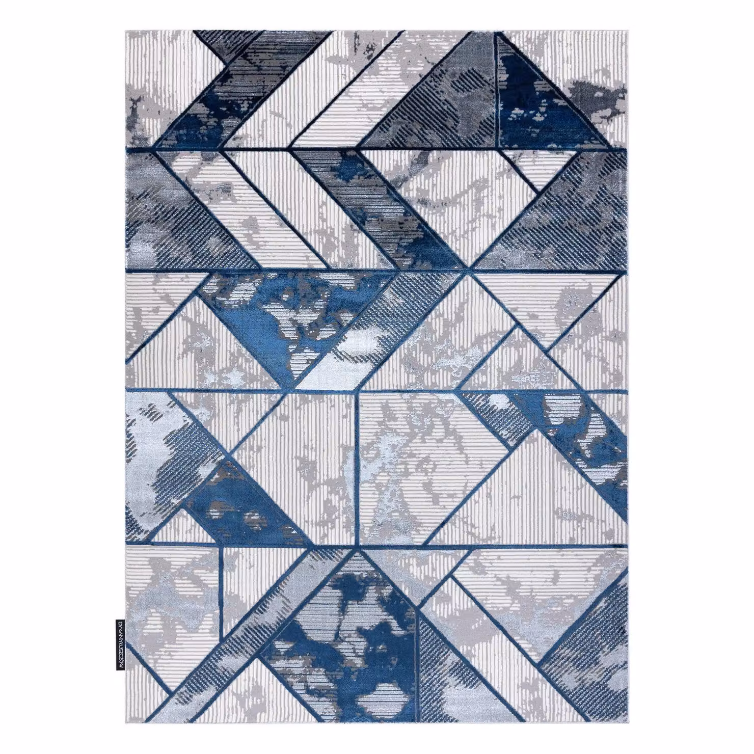 RugsX De Luxe Geometric Yellow Rug, W: 180 cm, D: 270 cm