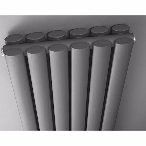 Hudson Reed Revive HRE009 Compact Double Panel Radiator, Anthracite – 2